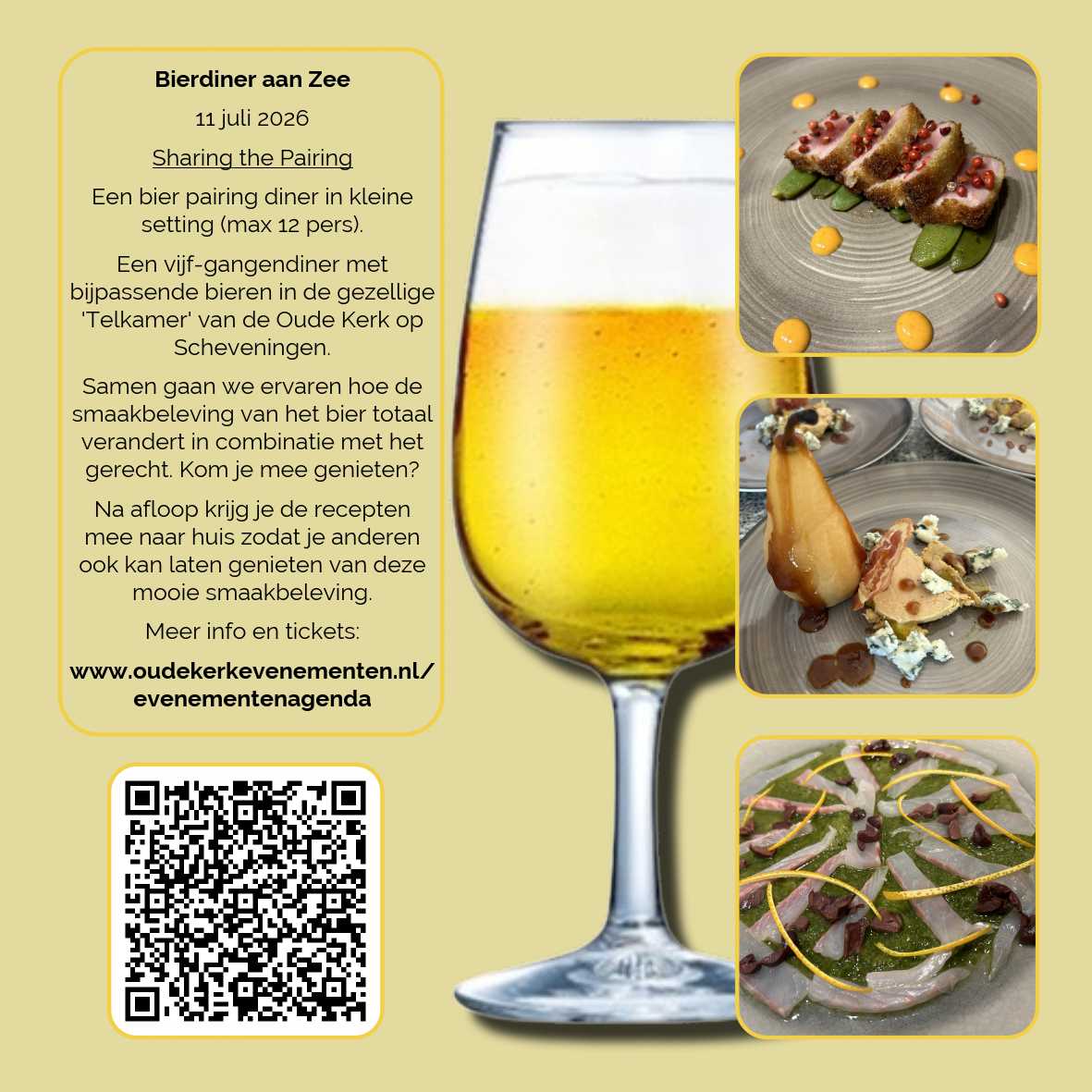 Bierdiner aan Zee | Sharing the Pairing | 11 juli 2026